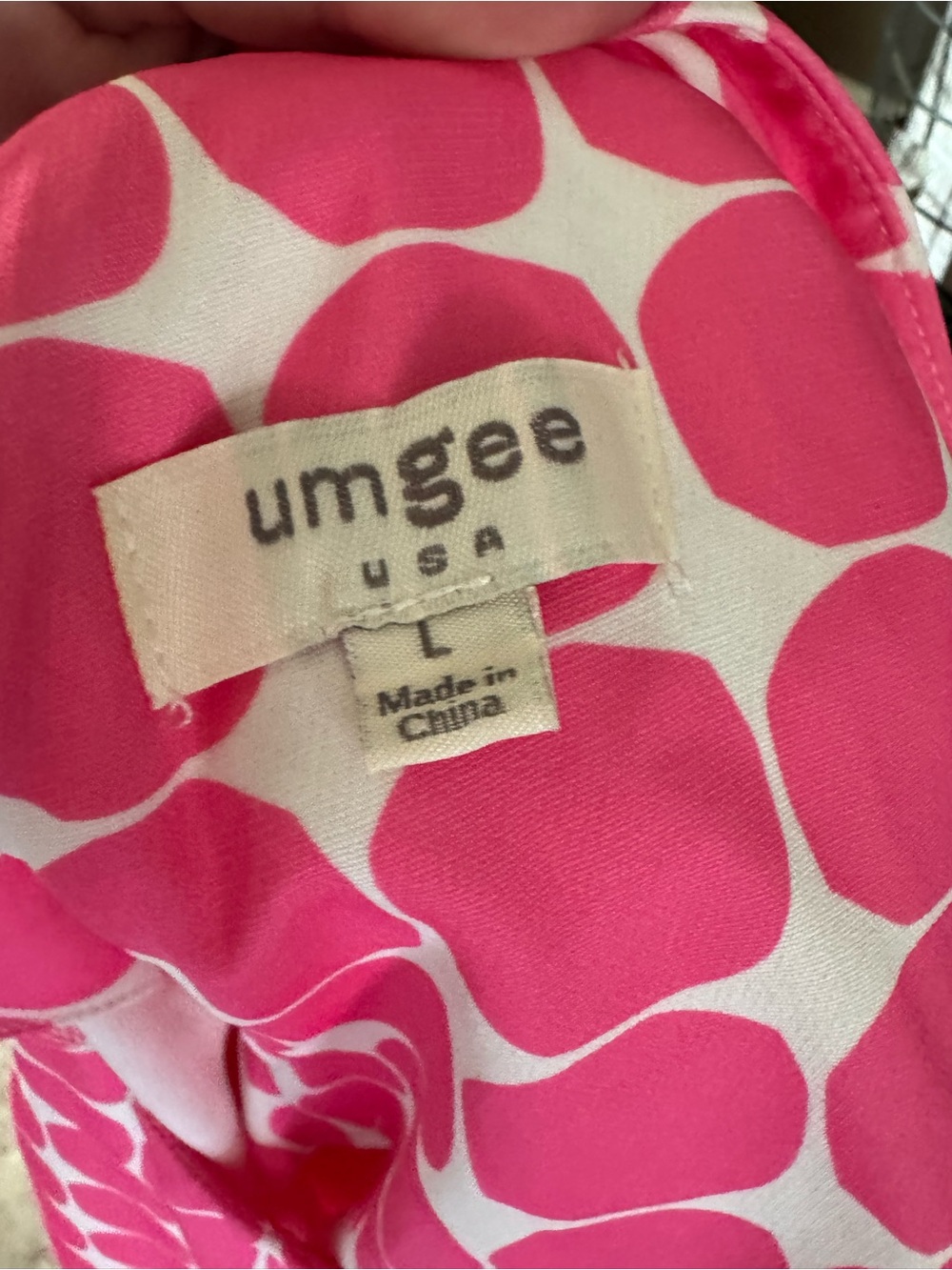 Umgee Hot Pink Polka Dot Sleeveless A-Line Dress - Picture 3 of 3